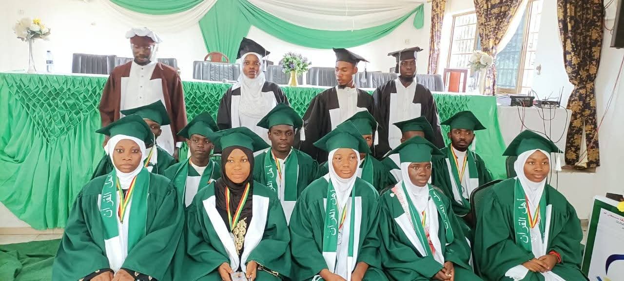 Graduates at the Subhaanallah Halaqatu graduation event